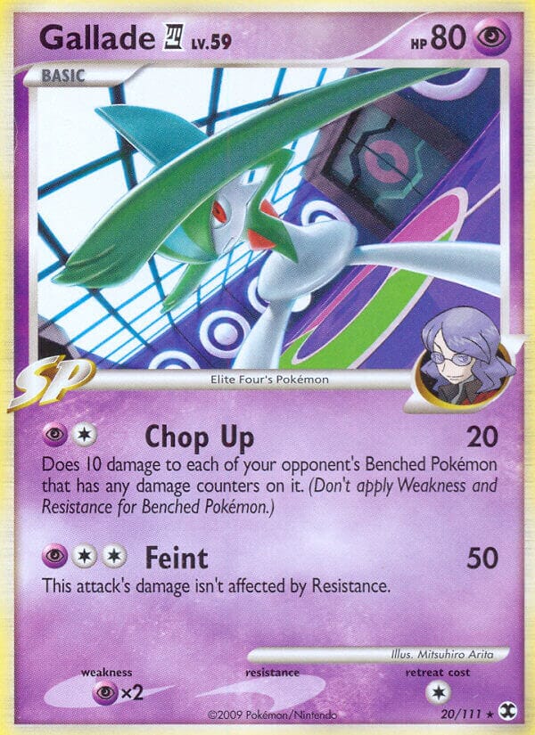 Gallade (20/111) (Theme Deck Exclusive) [Platinum: Rising Rivals] Pokemon Single Pokémon  | Multizone: Comics And Games