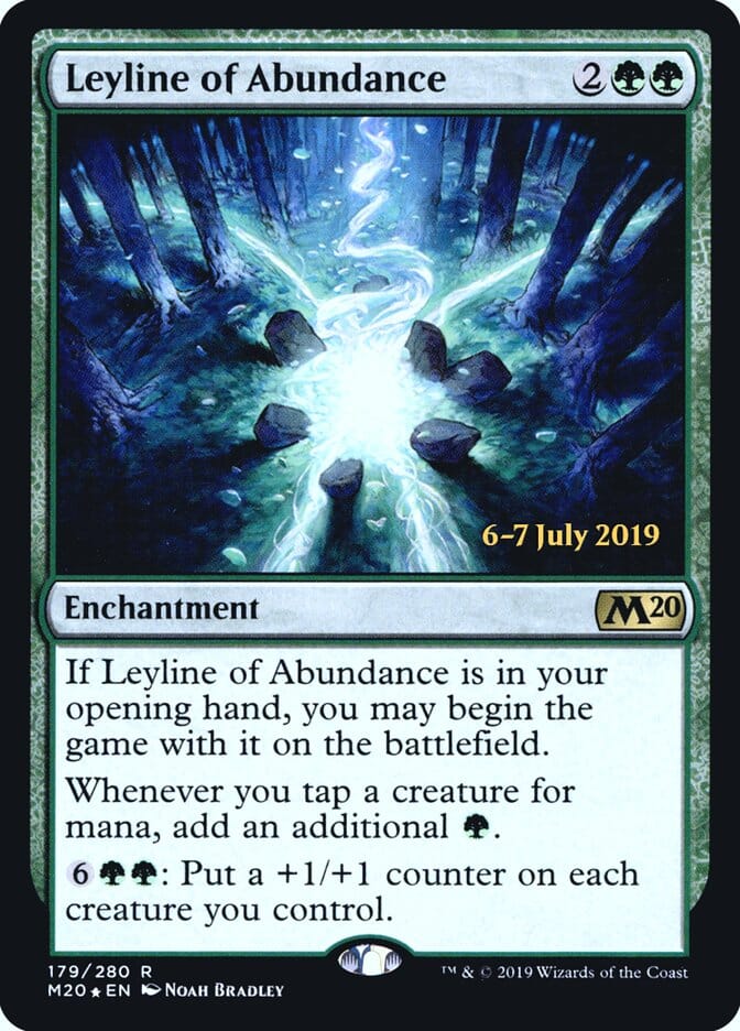 Leyline of Abundance [Core Set 2020 Prerelease Promos] MTG Single Magic: The Gathering  | Multizone: Comics And Games
