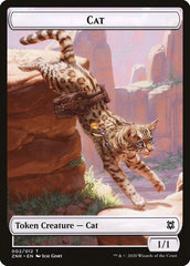 Cat Token [Zendikar Rising] MTG Single Magic: The Gathering  | Multizone: Comics And Games