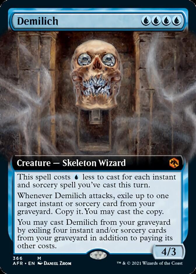 Demilich (Extended) [Dungeons & Dragons: Adventures in the Forgotten Realms] MTG Single Magic: The Gathering  | Multizone: Comics And Games