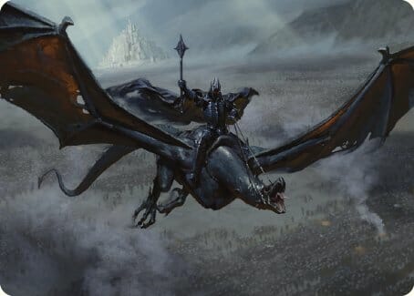 Lord of the Nazgul Art Card [The Lord of the Rings: Tales of Middle-earth Art Series] MTG Single Magic: The Gathering  | Multizone: Comics And Games