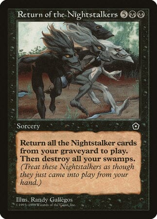 Return of the Nightstalkers [Portal Second Age] MTG Single Magic: The Gathering  | Multizone: Comics And Games