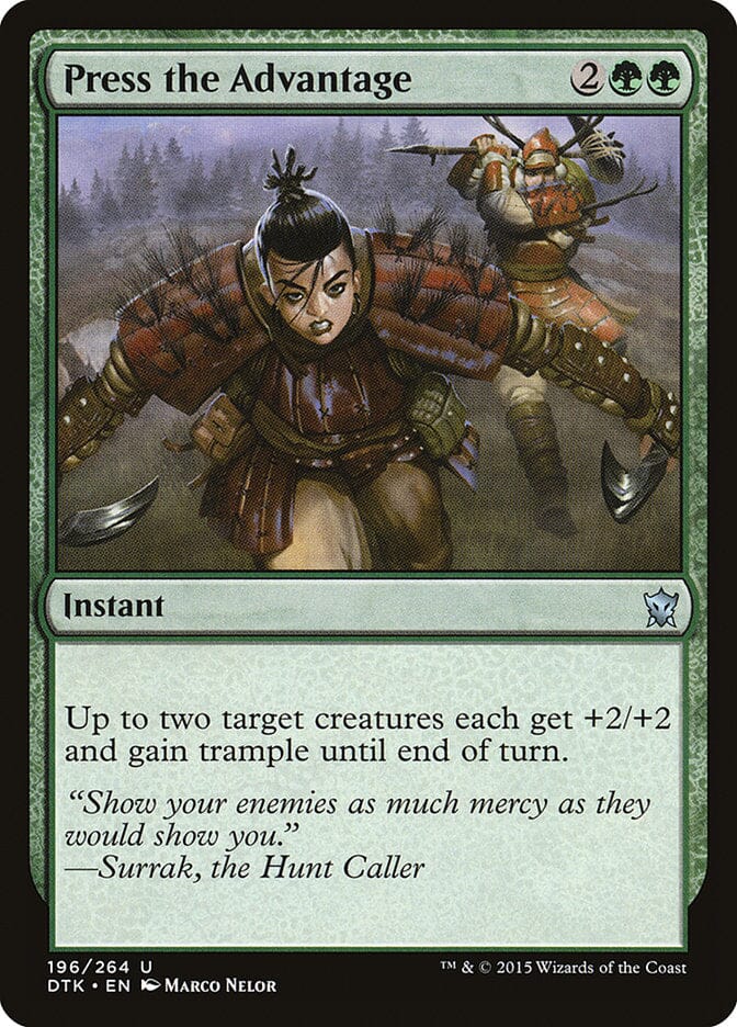 Press the Advantage [Dragons of Tarkir] MTG Single Magic: The Gathering  | Multizone: Comics And Games