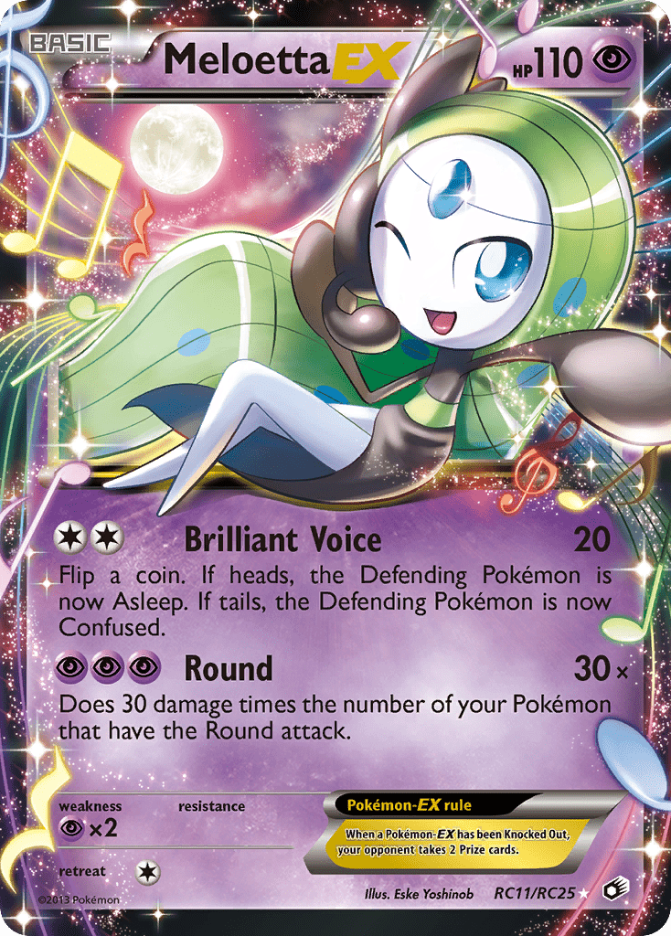 Meloetta EX (RC11/RC25) [Black & White: Legendary Treasures] Pokemon Single Pokémon  | Multizone: Comics And Games