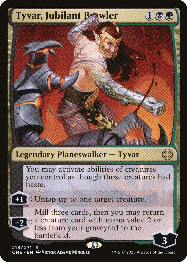 Tyvar, Jubilant Brawler [Phyrexia: All Will Be One] MTG Single Magic: The Gathering  | Multizone: Comics And Games