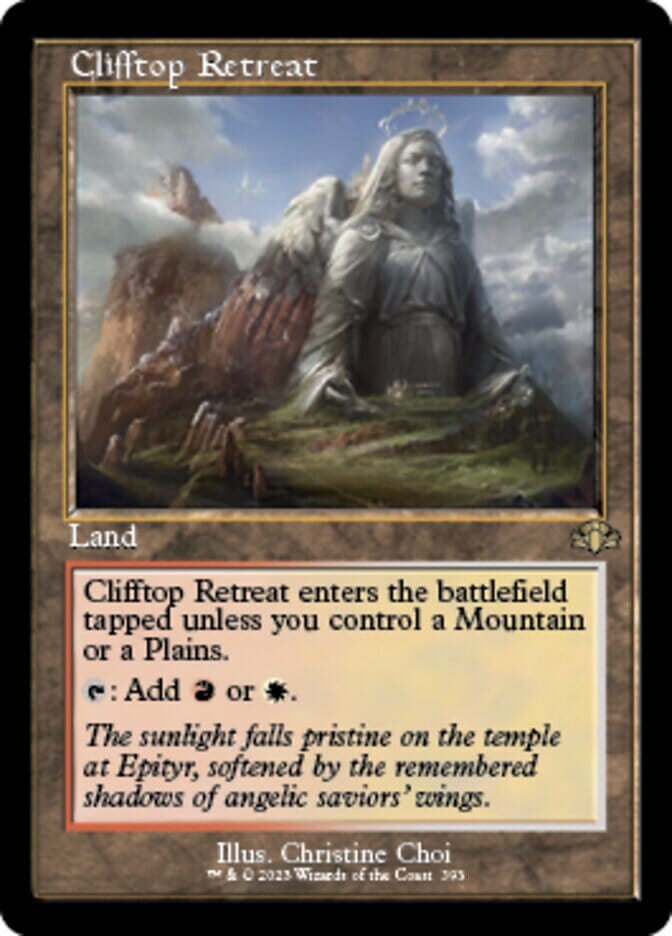 Clifftop Retreat (Retro) [Dominaria Remastered] MTG Single Magic: The Gathering  | Multizone: Comics And Games