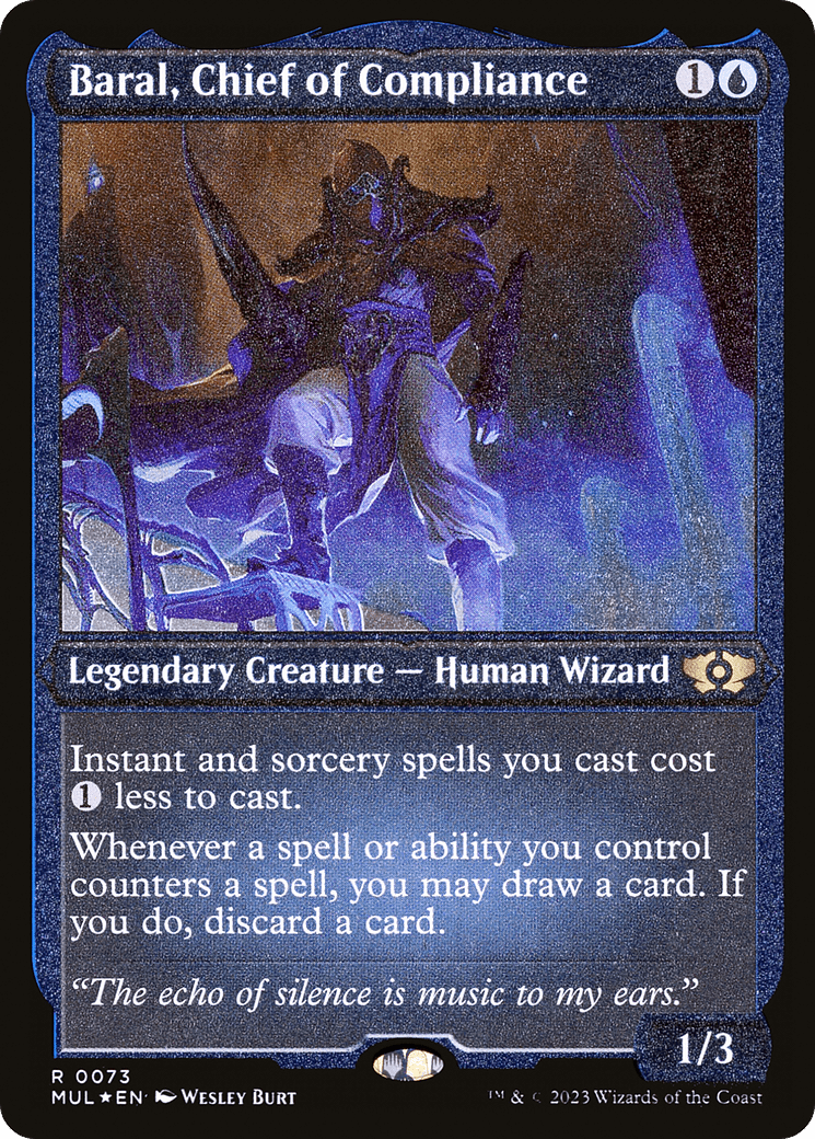 Baral, Chief of Compliance (Foil Etched) [Multiverse Legends] MTG Single Magic: The Gathering  | Multizone: Comics And Games