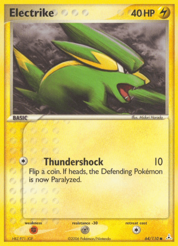 Electrike (64/110) [EX: Holon Phantoms] Pokemon Single Pokémon  | Multizone: Comics And Games