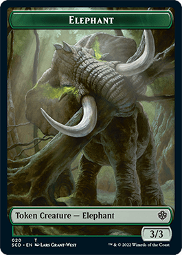 Elephant // Thopter Double-Sided Token [Starter Commander Decks] MTG Single Magic: The Gathering  | Multizone: Comics And Games