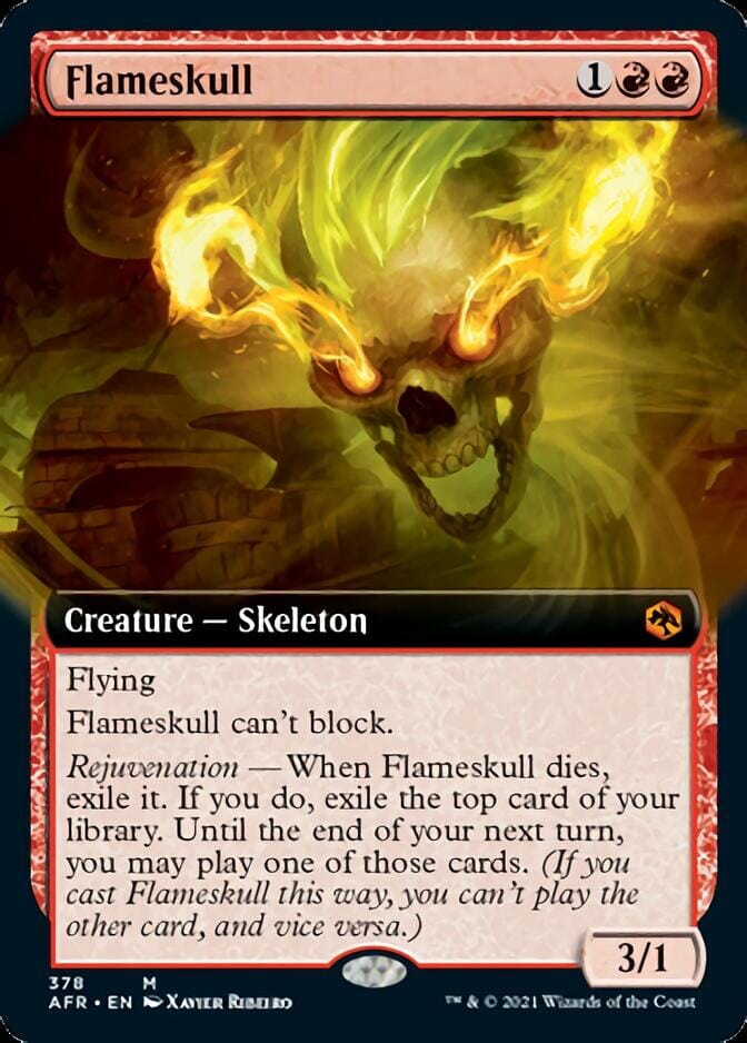 Flameskull (Extended) [Dungeons & Dragons: Adventures in the Forgotten Realms] MTG Single Magic: The Gathering  | Multizone: Comics And Games