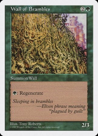 Wall of Brambles [Fifth Edition] MTG Single Magic: The Gathering  | Multizone: Comics And Games