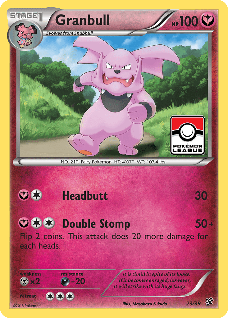 Granbull (23/39) [XY: Kalos Starter Set] Pokemon Single Pokémon  | Multizone: Comics And Games