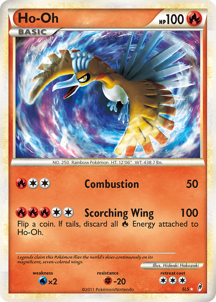 Ho-Oh (SL5) [HeartGold & SoulSilver: Call of Legends] Pokemon Single Pokémon  | Multizone: Comics And Games