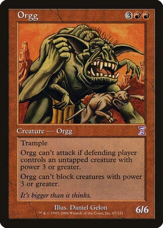 Orgg [Time Spiral Timeshifted] MTG Single Magic: The Gathering  | Multizone: Comics And Games
