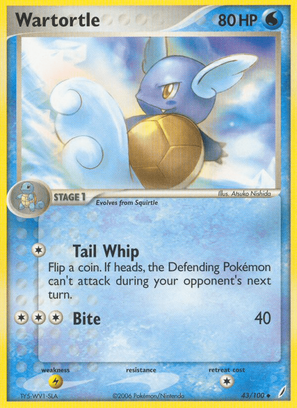 Wartortle (43/100) [EX: Crystal Guardians] Pokemon Single Pokémon  | Multizone: Comics And Games