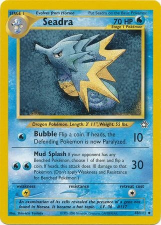 Seadra (48/111) [Neo Genesis Unlimited] Pokemon Single Pokémon  | Multizone: Comics And Games