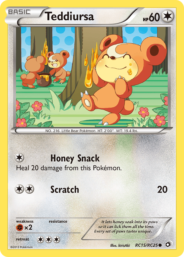 Teddiursa (RC15/RC25) [Black & White: Legendary Treasures] Pokemon Single Pokémon  | Multizone: Comics And Games