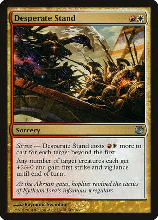 Desperate Stand [Journey into Nyx] MTG Single Magic: The Gathering  | Multizone: Comics And Games