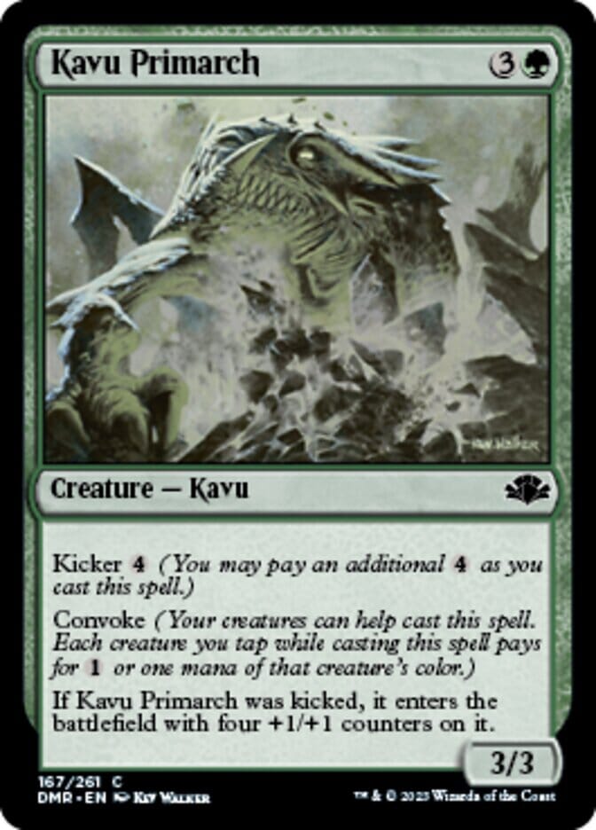 Kavu Primarch [Dominaria Remastered] MTG Single Magic: The Gathering  | Multizone: Comics And Games