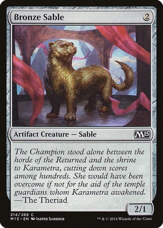 Bronze Sable [Magic 2015] MTG Single Magic: The Gathering  | Multizone: Comics And Games