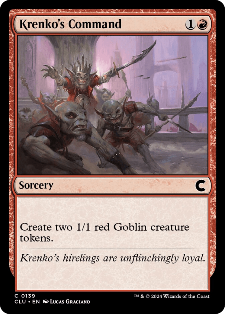 Krenko's Command [Ravnica: Clue Edition] MTG Single Magic: The Gathering  | Multizone: Comics And Games