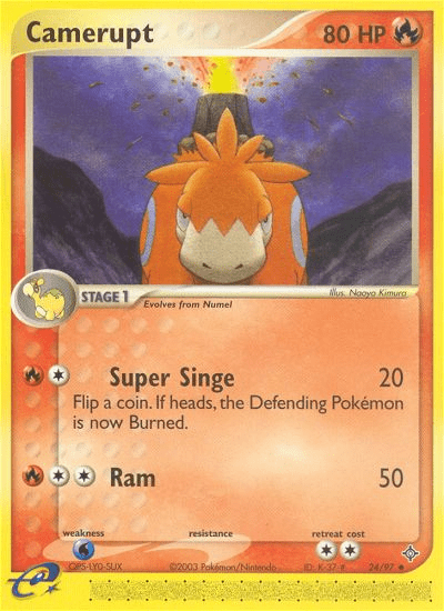 Camerupt (24/97) [EX: Dragon] Pokemon Single Pokémon  | Multizone: Comics And Games