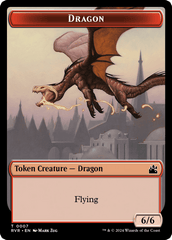 Bird // Dragon Double-Sided Token [Ravnica Remastered Tokens] MTG Single Magic: The Gathering  | Multizone: Comics And Games