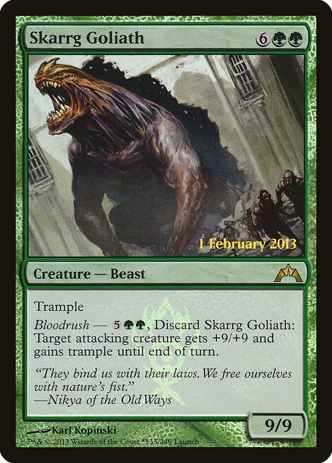 Skarrg Goliath (Launch) [Gatecrash Prerelease Promos] MTG Single Magic: The Gathering  | Multizone: Comics And Games