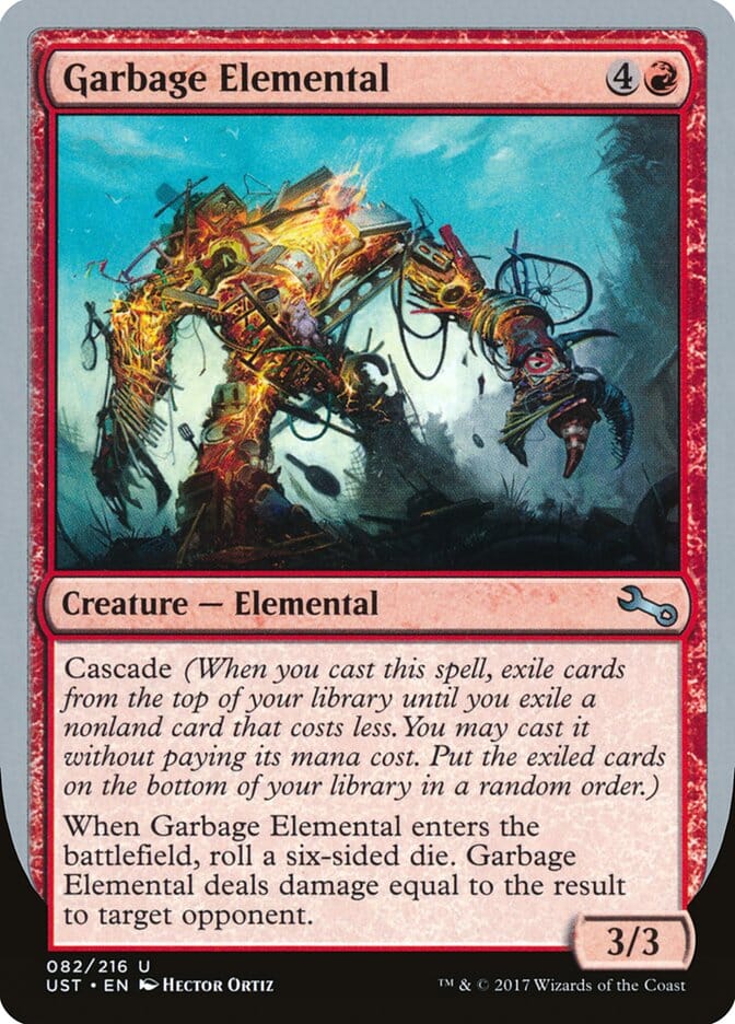 Garbage Elemental (3/3 Creature) [Unstable] MTG Single Magic: The Gathering  | Multizone: Comics And Games