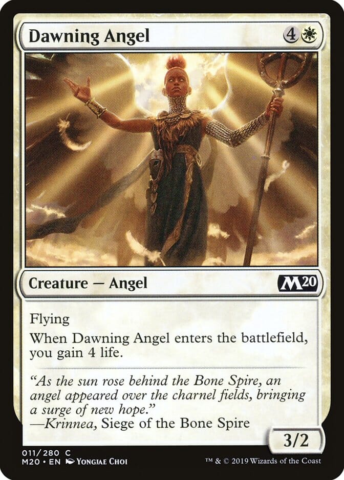 Dawning Angel [Core Set 2020] MTG Single Magic: The Gathering  | Multizone: Comics And Games