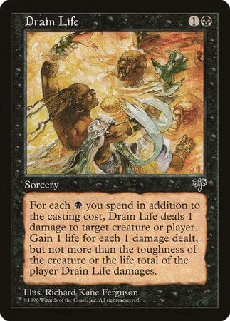 Drain Life [Mirage] MTG Single Magic: The Gathering  | Multizone: Comics And Games