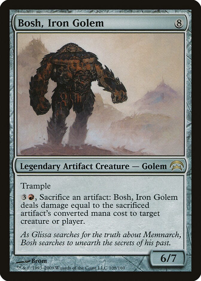 Bosh, Iron Golem [Planechase] MTG Single Magic: The Gathering  | Multizone: Comics And Games