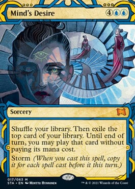 Mind's Desire (Etched Foil) [Strixhaven Mystical Archive] MTG Single Magic: The Gathering  | Multizone: Comics And Games
