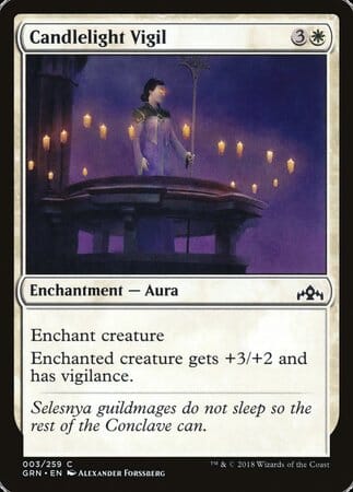 Candlelight Vigil [Guilds of Ravnica] MTG Single Magic: The Gathering  | Multizone: Comics And Games