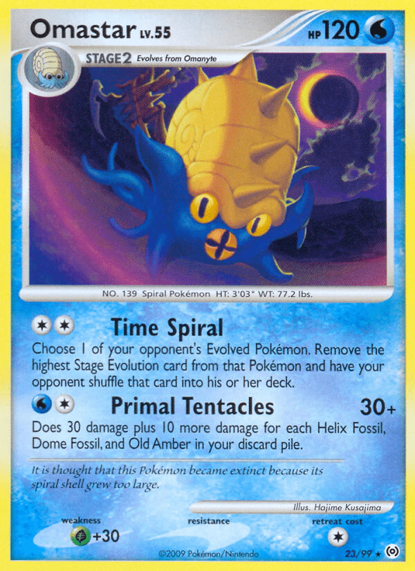 Omastar (23/99) [Platinum: Arceus] Pokemon Single Pokémon  | Multizone: Comics And Games