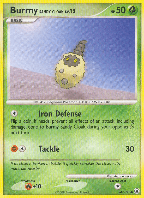 Burmy Sandy Cloak (54/100) [Diamond & Pearl: Majestic Dawn] Pokemon Single Pokémon  | Multizone: Comics And Games