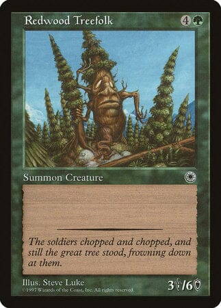 Redwood Treefolk [Portal] MTG Single Magic: The Gathering  | Multizone: Comics And Games