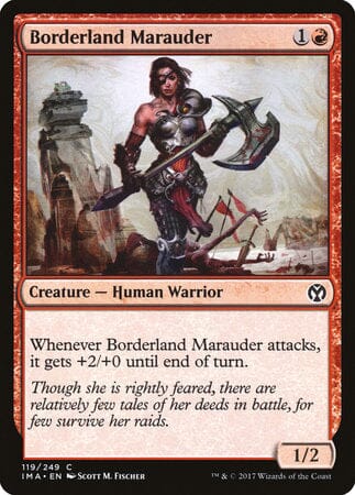 Borderland Marauder [Iconic Masters] MTG Single Magic: The Gathering  | Multizone: Comics And Games