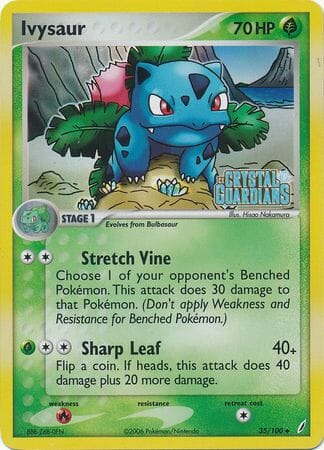 Ivysaur (35/100) (Stamped) [EX: Crystal Guardians] Pokemon Single Pokémon  | Multizone: Comics And Games