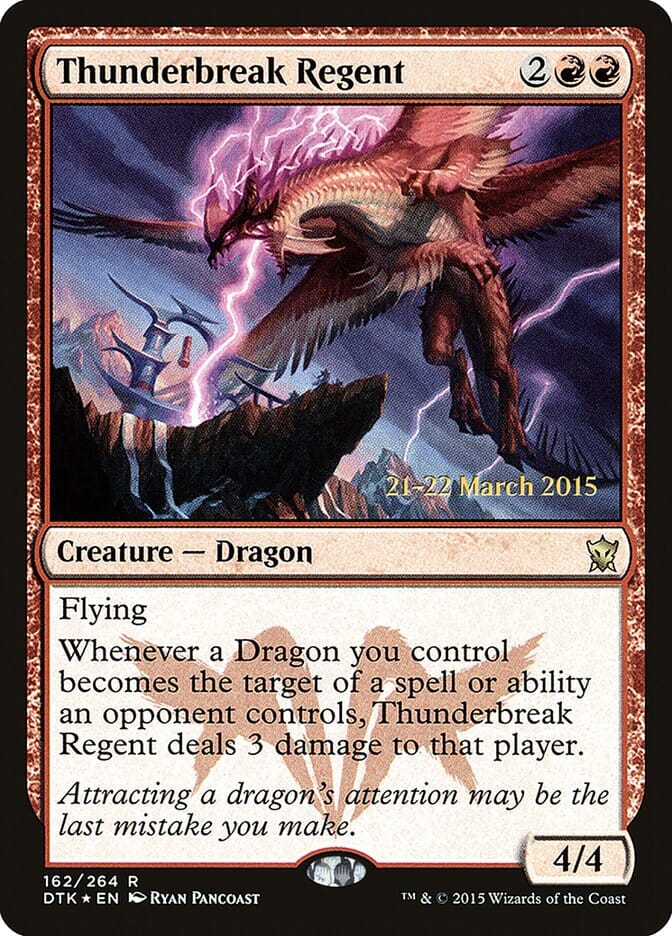 Thunderbreak Regent [Dragons of Tarkir Prerelease Promos] MTG Single Magic: The Gathering  | Multizone: Comics And Games