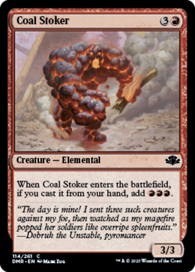 Coal Stoker [Dominaria Remastered] MTG Single Magic: The Gathering  | Multizone: Comics And Games