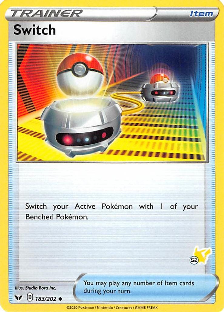 Switch (183/202) (Pikachu Stamp #52) [Battle Academy 2022] Pokemon Single Pokémon  | Multizone: Comics And Games