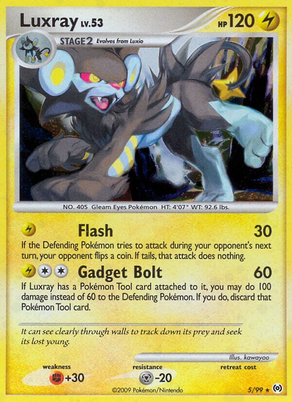 Luxray (5/99) (Theme Deck Exclusive) [Platinum: Arceus] Pokemon Single Pokémon  | Multizone: Comics And Games