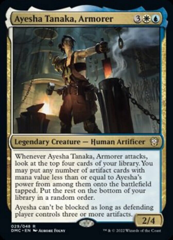 Ayesha Tanaka, Armorer [Dominaria United Commander] MTG Single Magic: The Gathering  | Multizone: Comics And Games