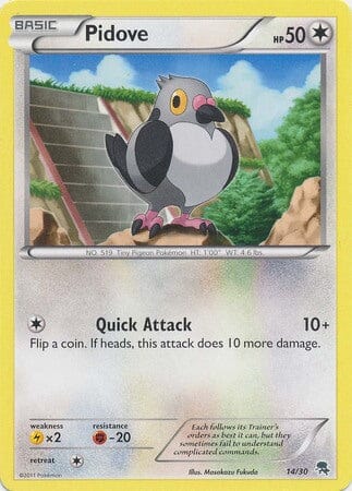 Pidove (14/30) [Black & White: Trainer Kit - Zoroark] Pokemon Single Pokémon  | Multizone: Comics And Games