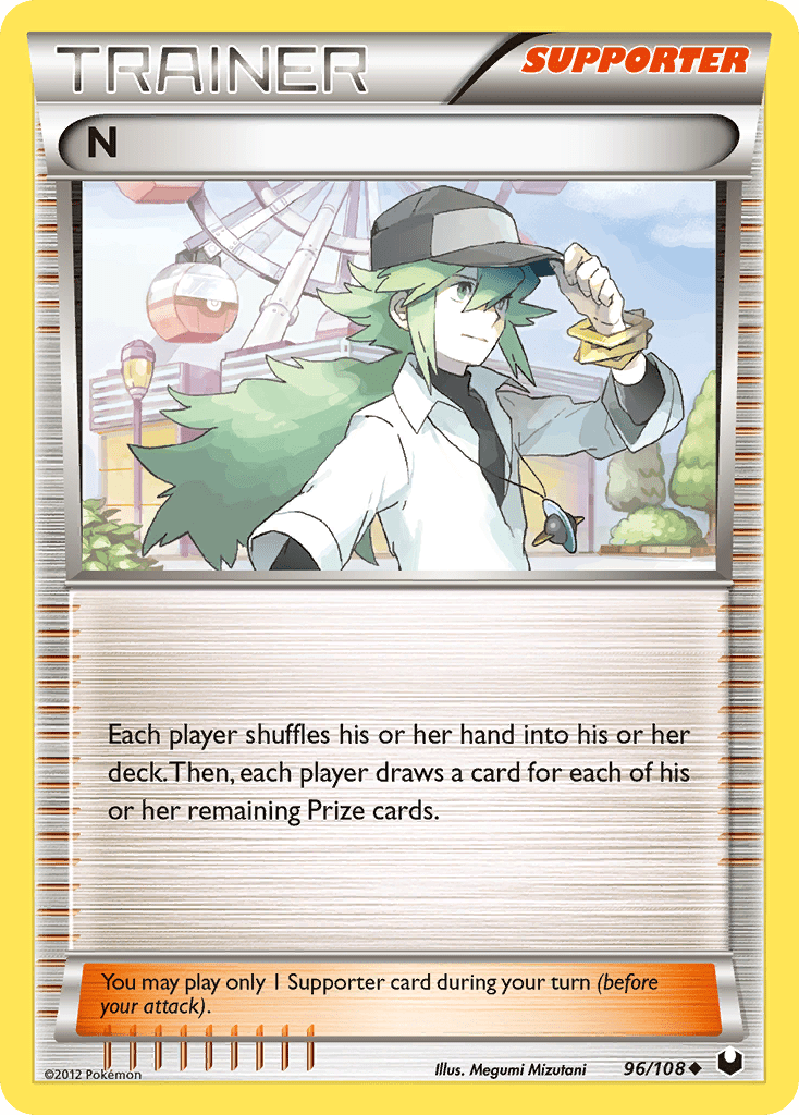 N (96/108) [Black & White: Dark Explorers] Pokemon Single Pokémon  | Multizone: Comics And Games