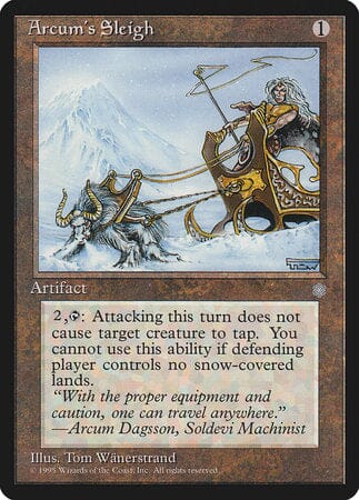 Arcum's Sleigh [Ice Age] MTG Single Magic: The Gathering  | Multizone: Comics And Games