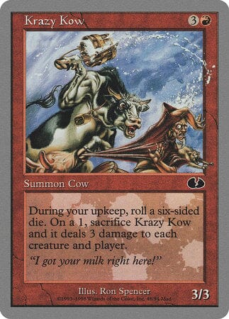 Krazy Kow [Unglued] MTG Single Magic: The Gathering  | Multizone: Comics And Games