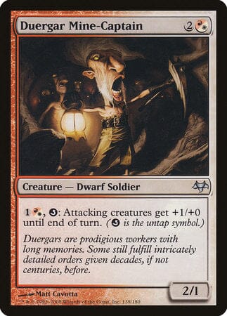 Duergar Mine-Captain [Eventide] MTG Single Magic: The Gathering  | Multizone: Comics And Games