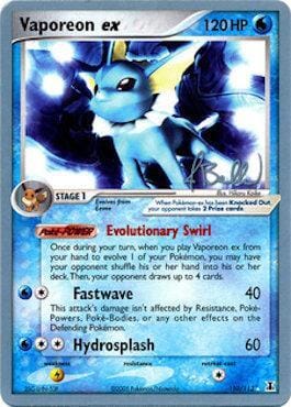 Vaporeon ex (110/113) (Eeveelutions - Jimmy Ballard) [World Championships 2006] Pokemon Single Pokémon  | Multizone: Comics And Games